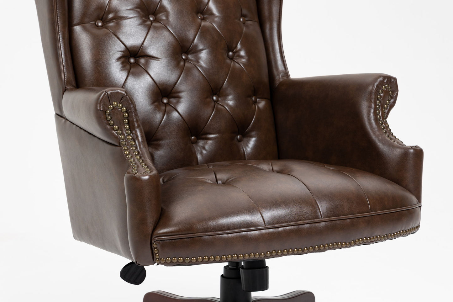 Executive Office Chair, High Back Reclining Comfortable Desk Chair With Smooth Glide Caster Wheels Home Essentials