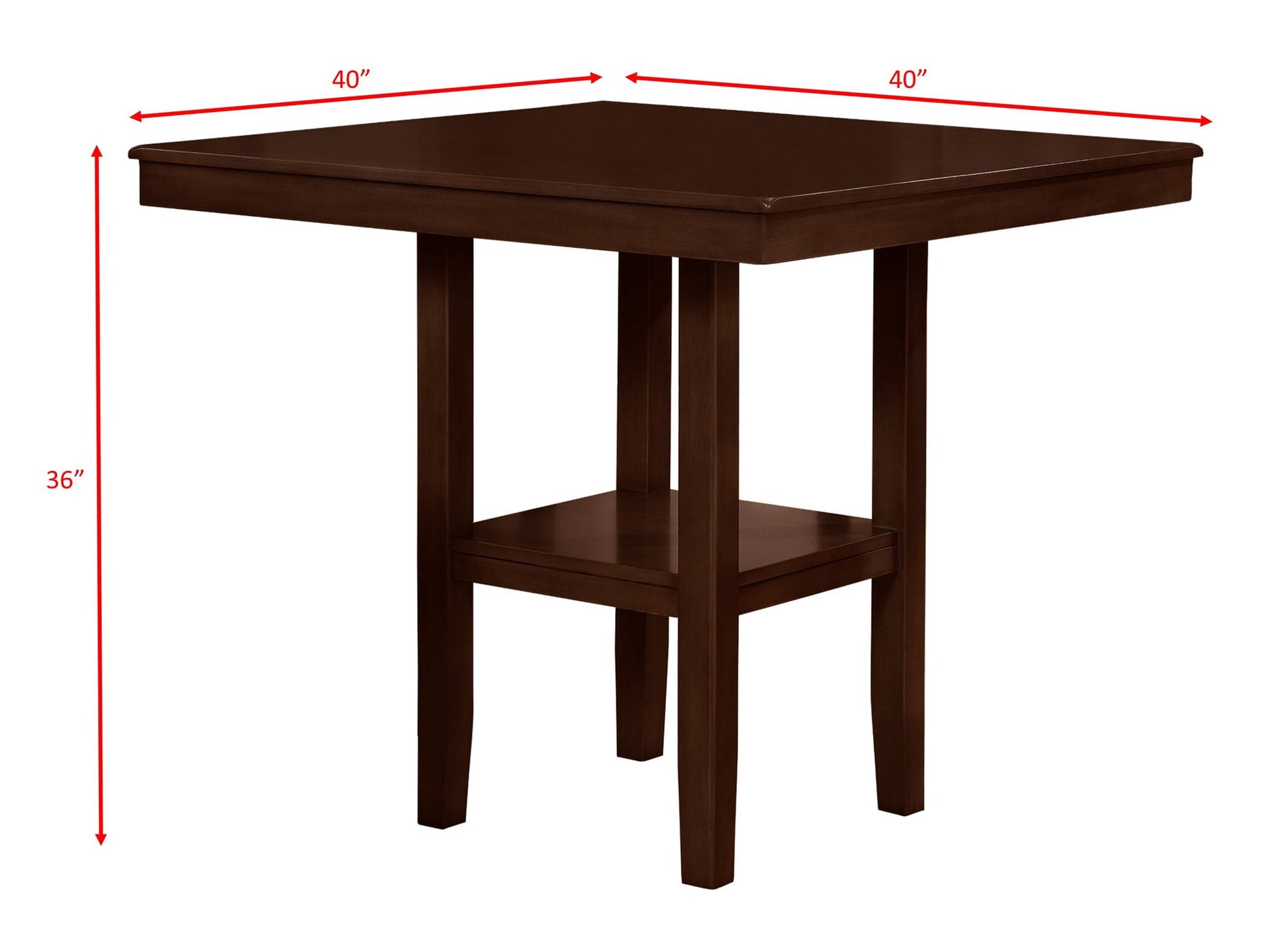 Tahoe - Counter Height Table Set Crown Mark