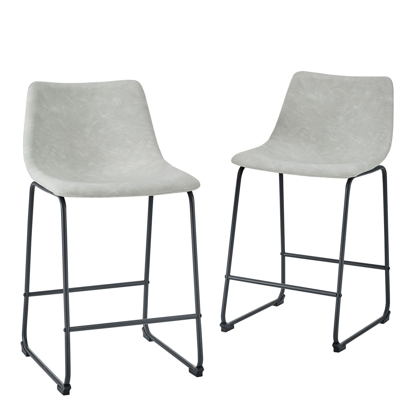 Industrial Counter Stools (Set of 2) Walker Edison