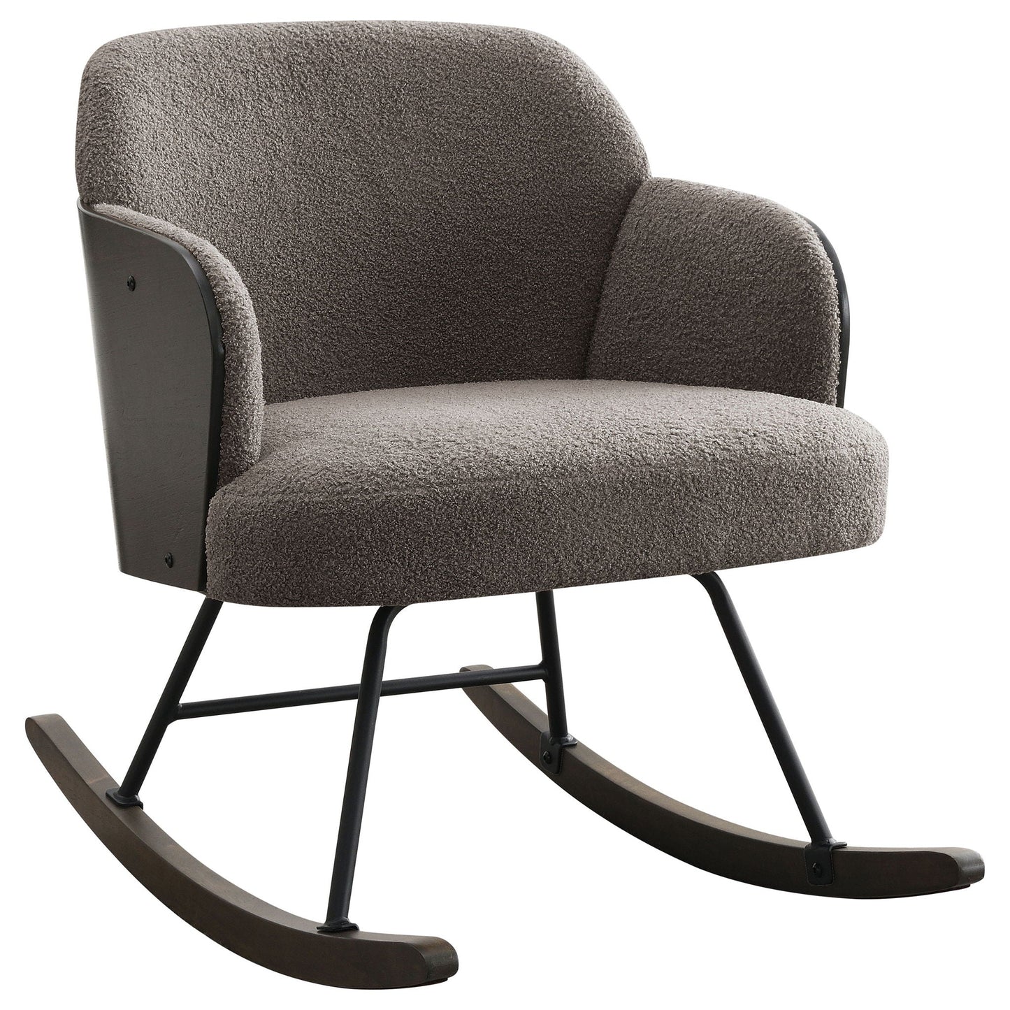 Paige - Boucle Upholstered Mid Back Rocking Chair Coaster Fine Furniture