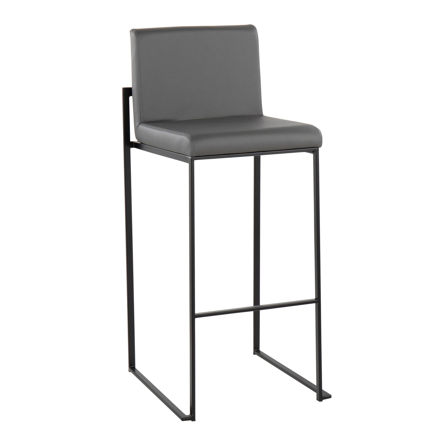 Fuji - Contemporary High Back Barstool Elegant Design Lumi Source