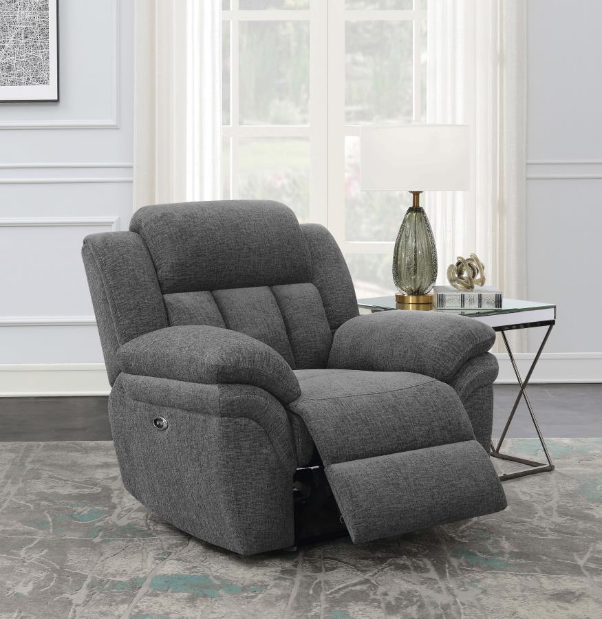 Bahrain - Upholstered Glider Recliner CoasterEssence