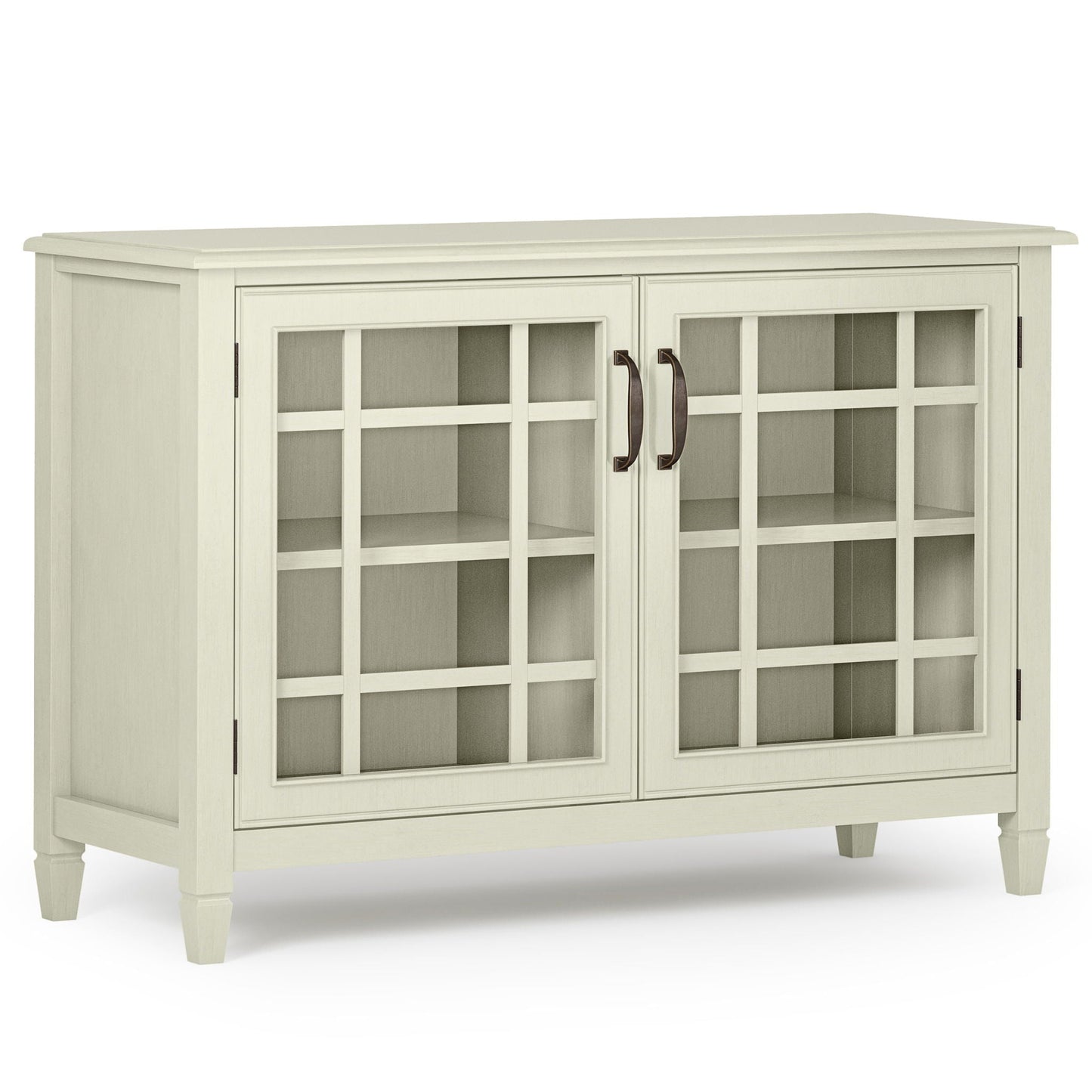 Connaught - Handcrafted Low Storage Cabinet Simpli-Home