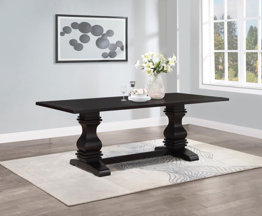 Parkins - Rectangular Dining Table - Rustic Espresso CoasterEssence