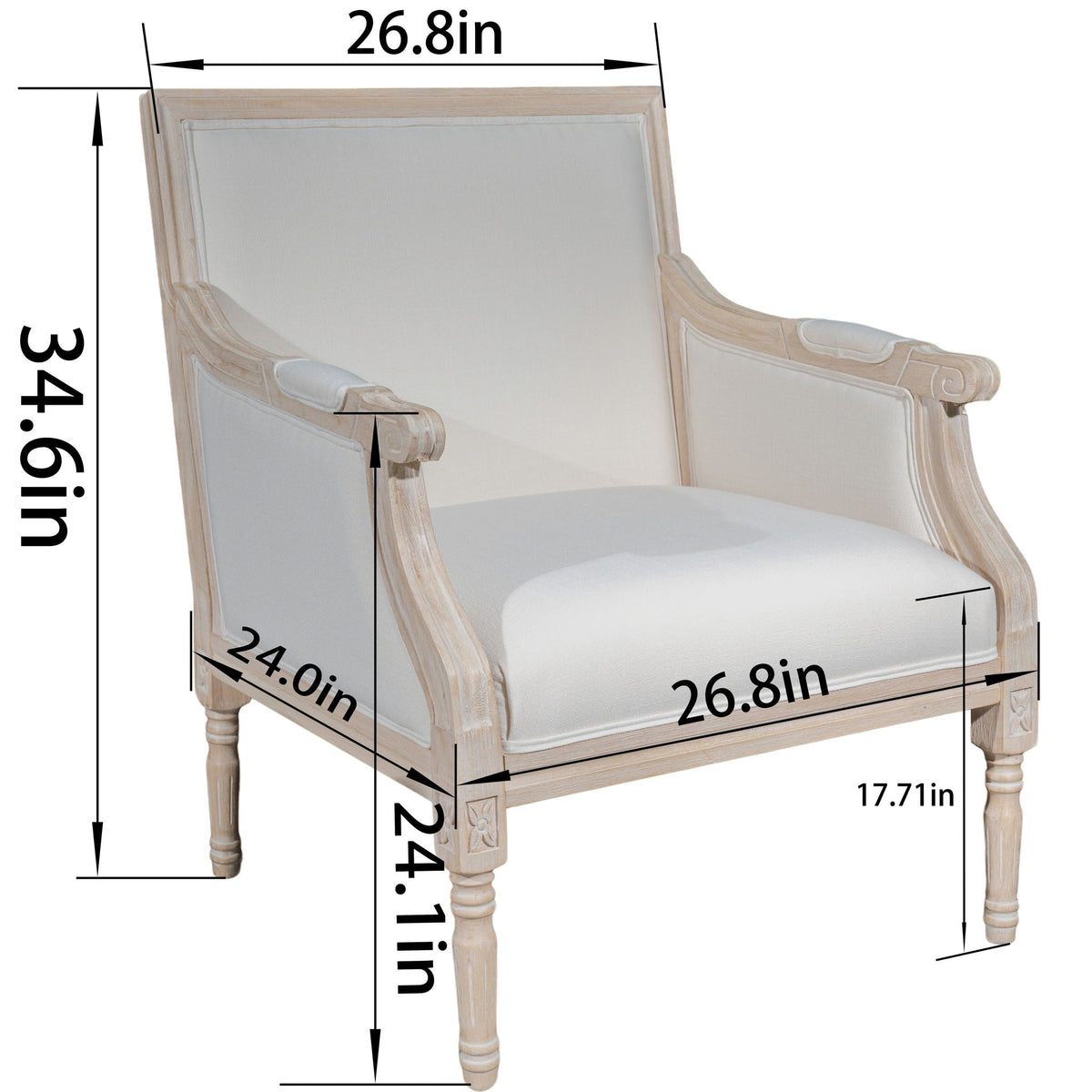 Accent Chair - Beige Home Essentials