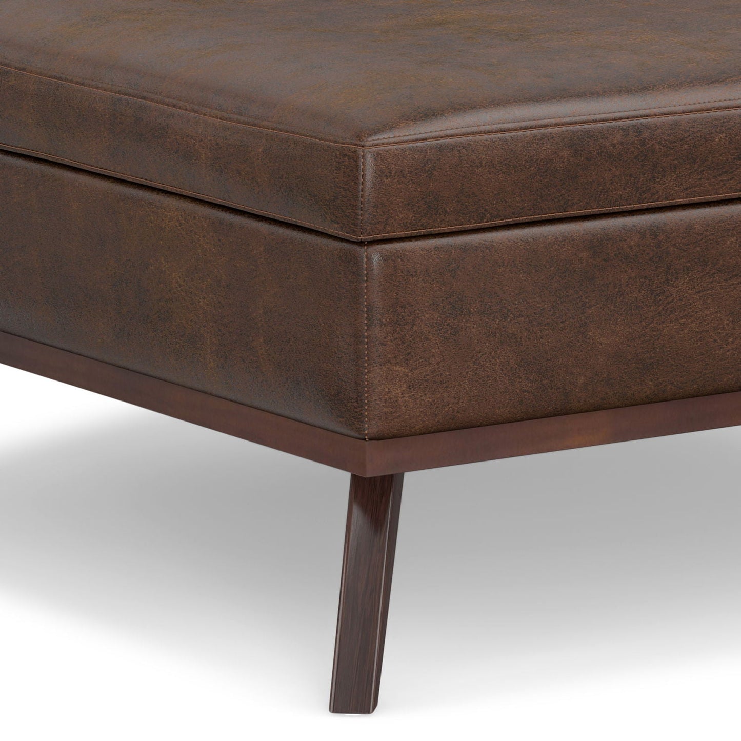 Owen - Multifunctional Square Coffee Table Storage Ottoman Simpli-Home