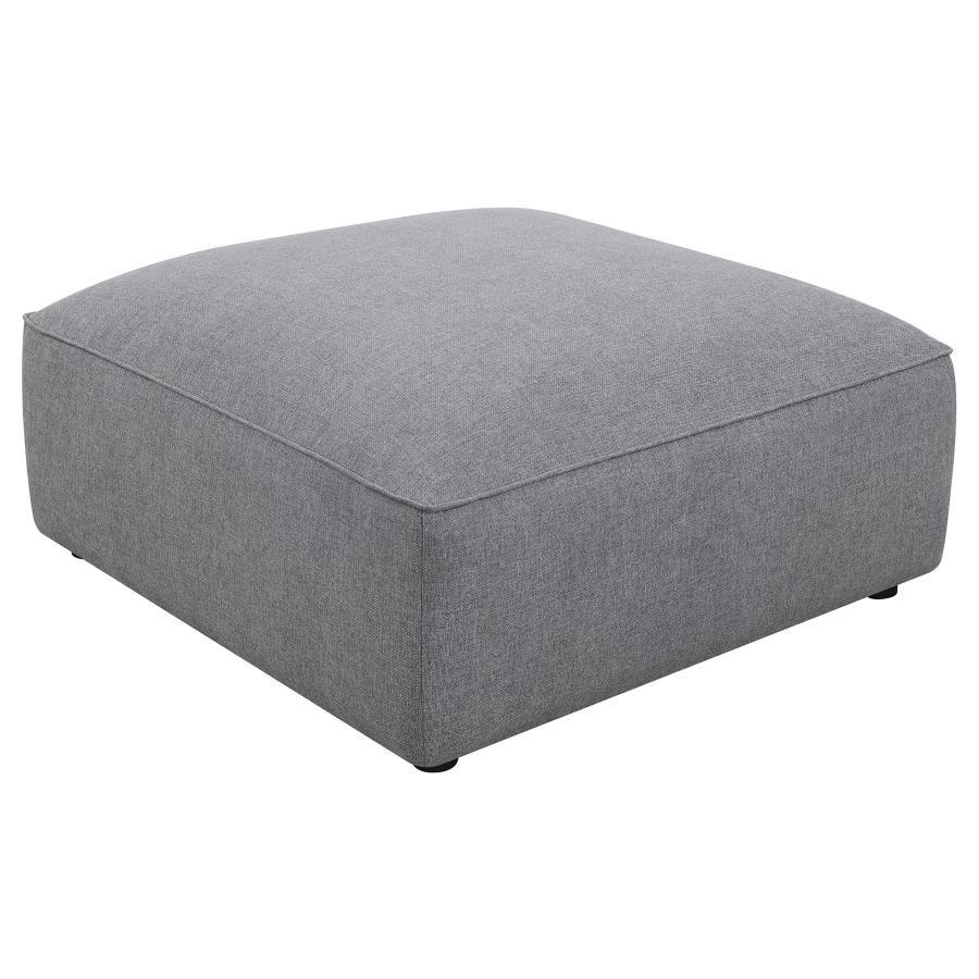 Jennifer - Square Upholstered Ottoman CoasterElevations