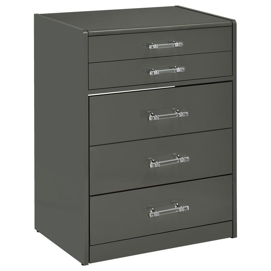 Danbury - 3-Drawer Makeup Vanity & Stool Set Coaster Fine Furniture