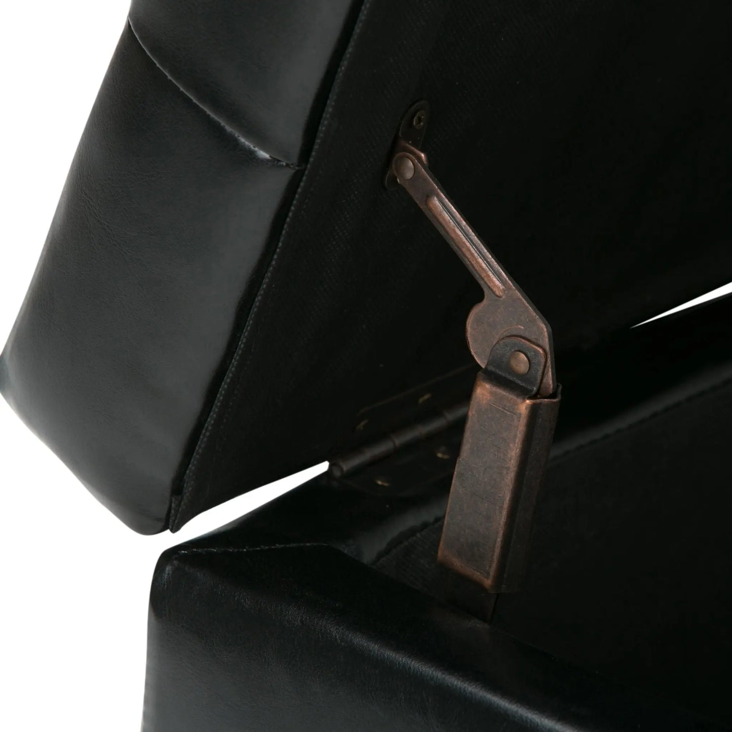 Cosmopolitan - Storage Ottoman - Midnight Black Simpli-Home