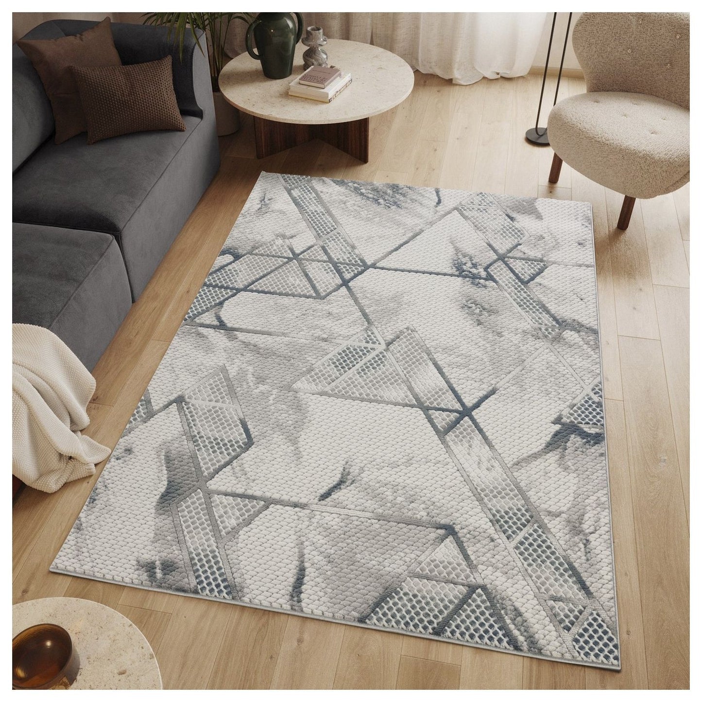 Geometrix - Rug With Geometric Effect Icona Home Decor