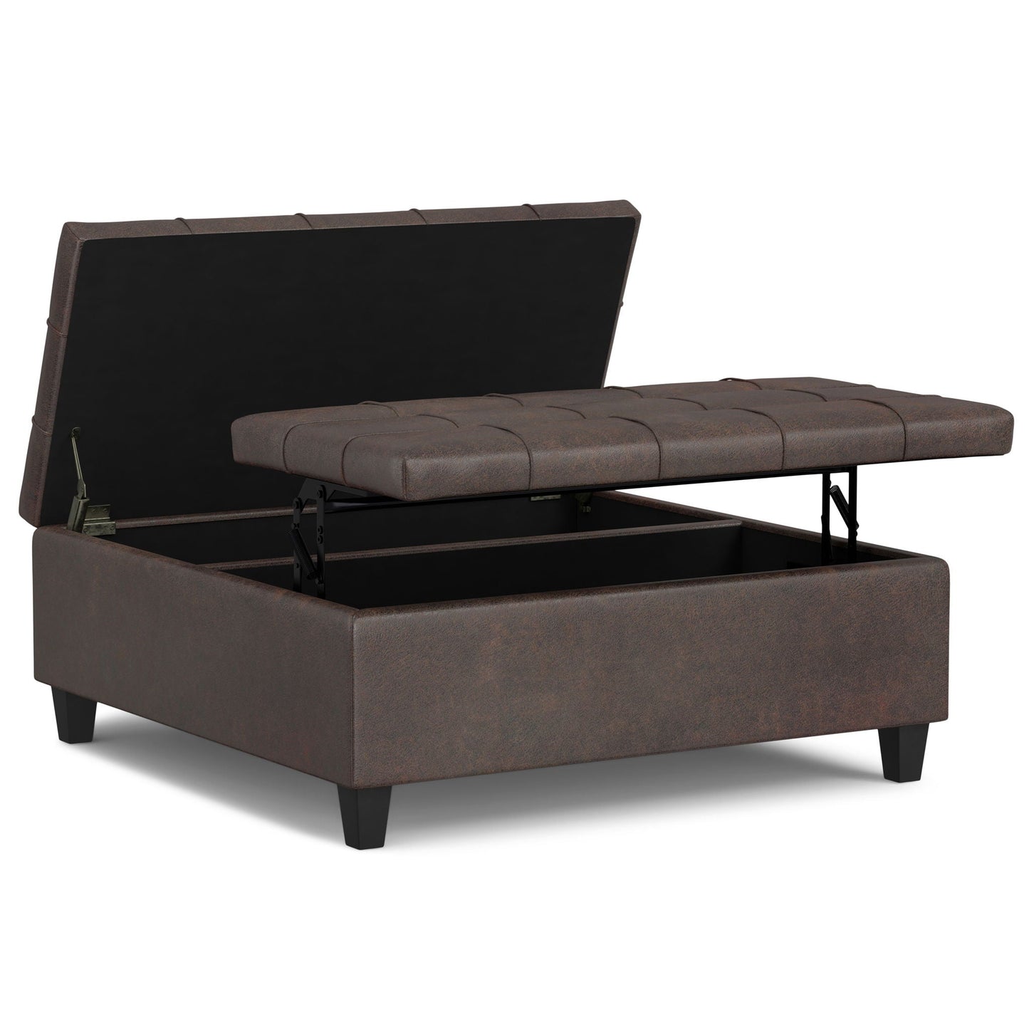 Harrison - Large Coffee Table Storage Ottoman Simpli-Home