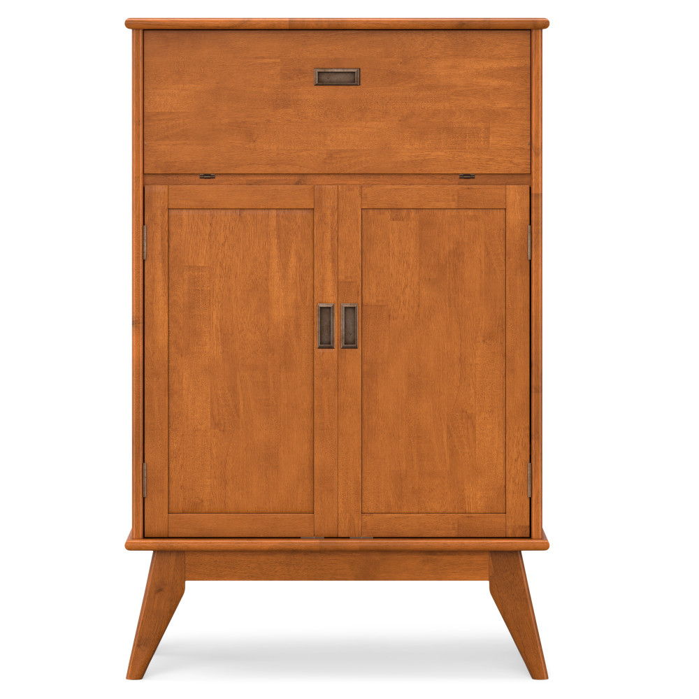 Draper - Mid Century Bar Cabinet Simpli-Home