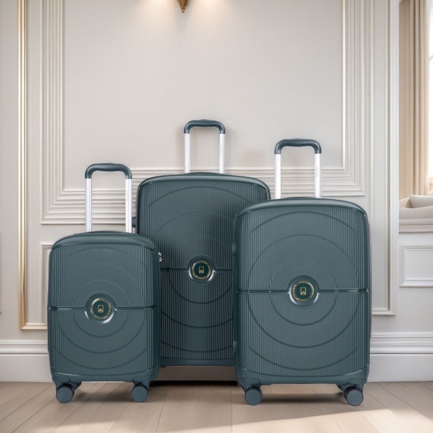 3 Piece Set Expandable Hardshell Suitcase Double Spinner Wheels Daily Nest