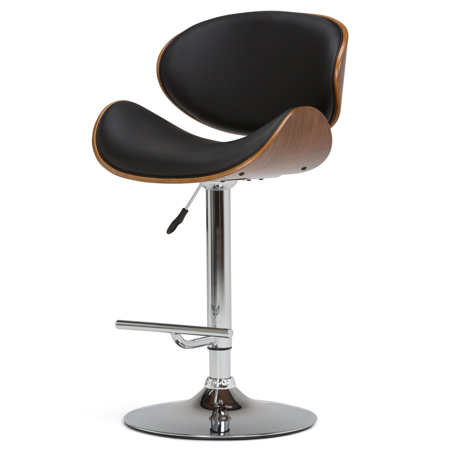 Marana - Multifunctional Handcrafted Bentwood Adjustable Swivel Bar Stool Simpli-Home