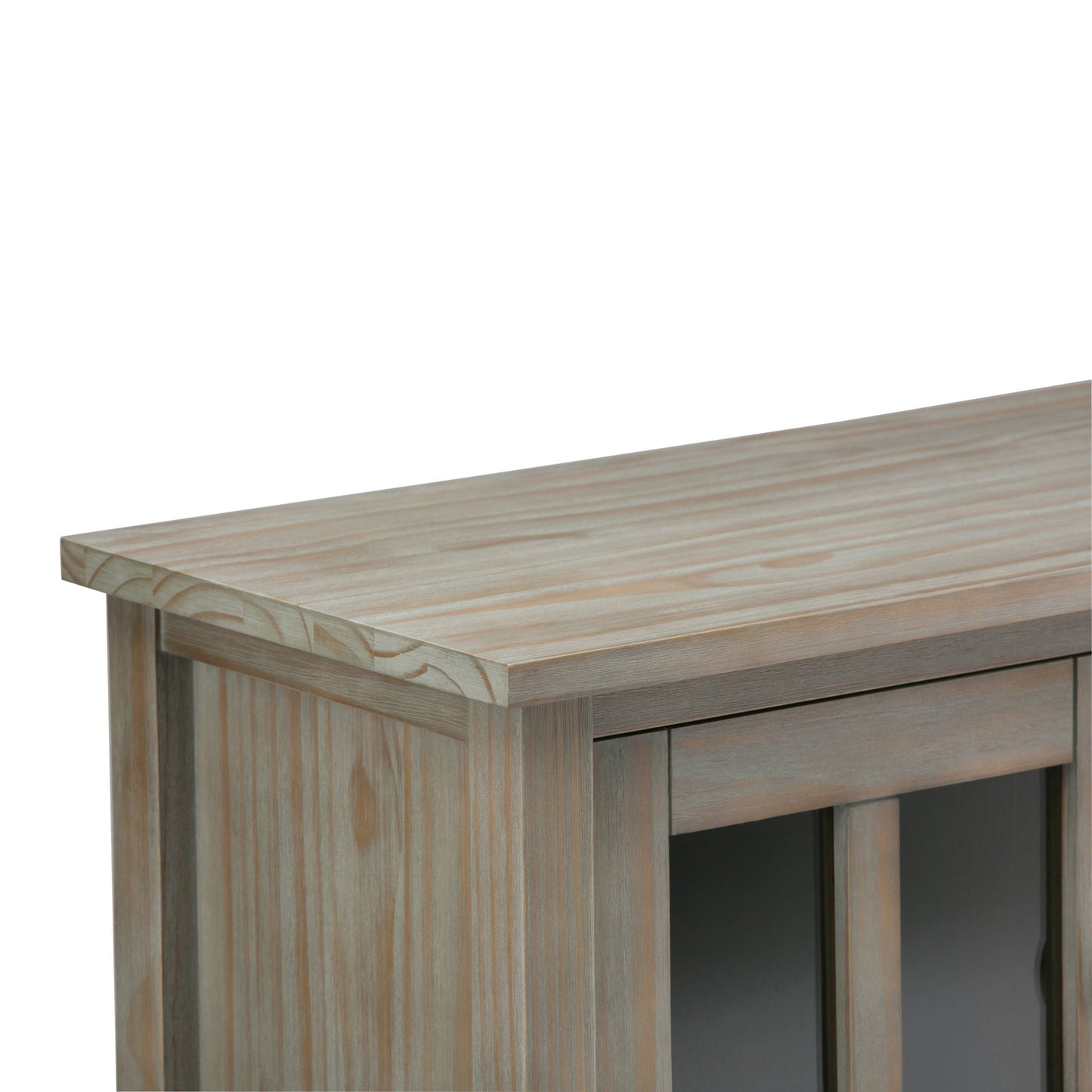 Warm Shaker - Handcrafted Low Storage Cabinet Simpli-Home