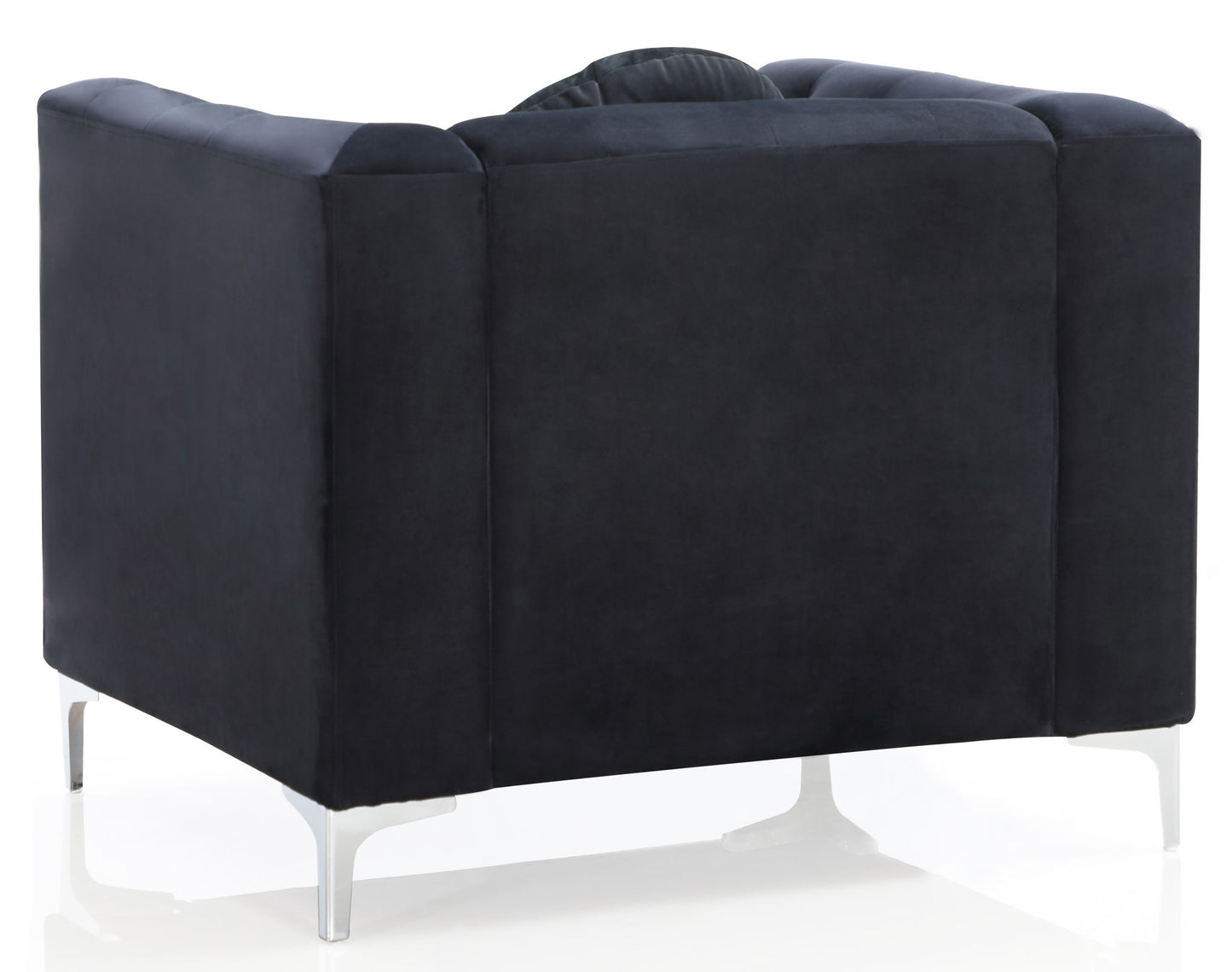Contemporary Sloped Arm Chair Glory Furniture