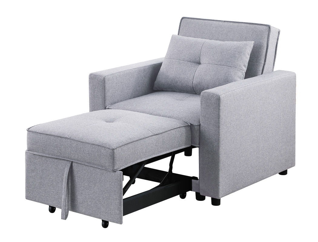 Zoey - Convertible Sleeper Chair With Side Pocket Lilola Home