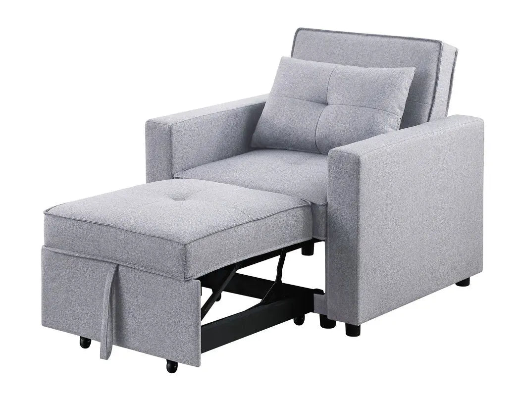 Zoey - Convertible Sleeper Chair With Side Pocket Lilola Home