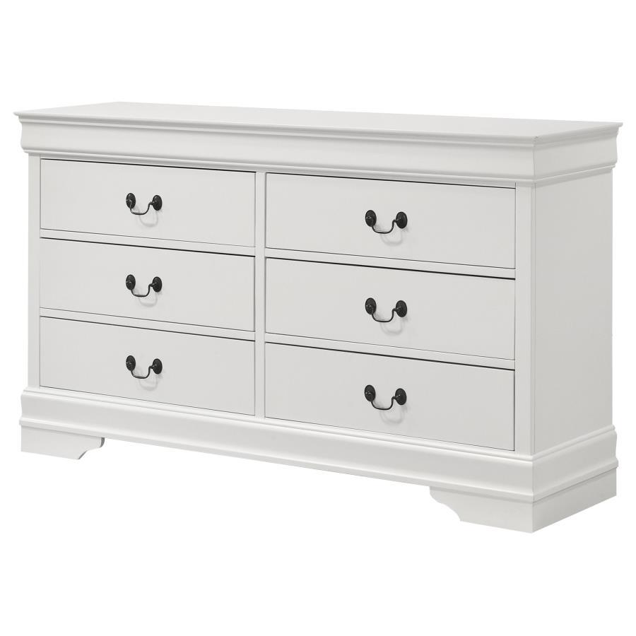 Louis Philippe - Six-Drawer Dresser CoasterEveryday