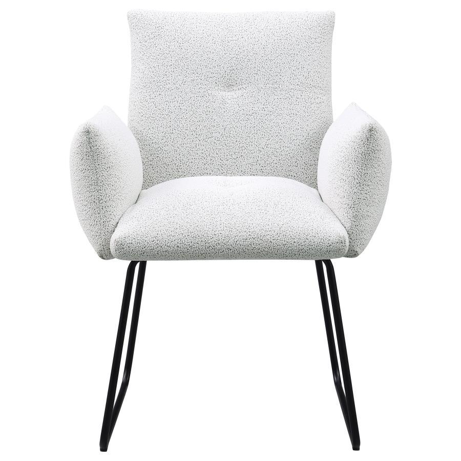 Ackland - Upholstered Dining Side Chair (Set of 2) - Light Gray Coaster Fine Furniture