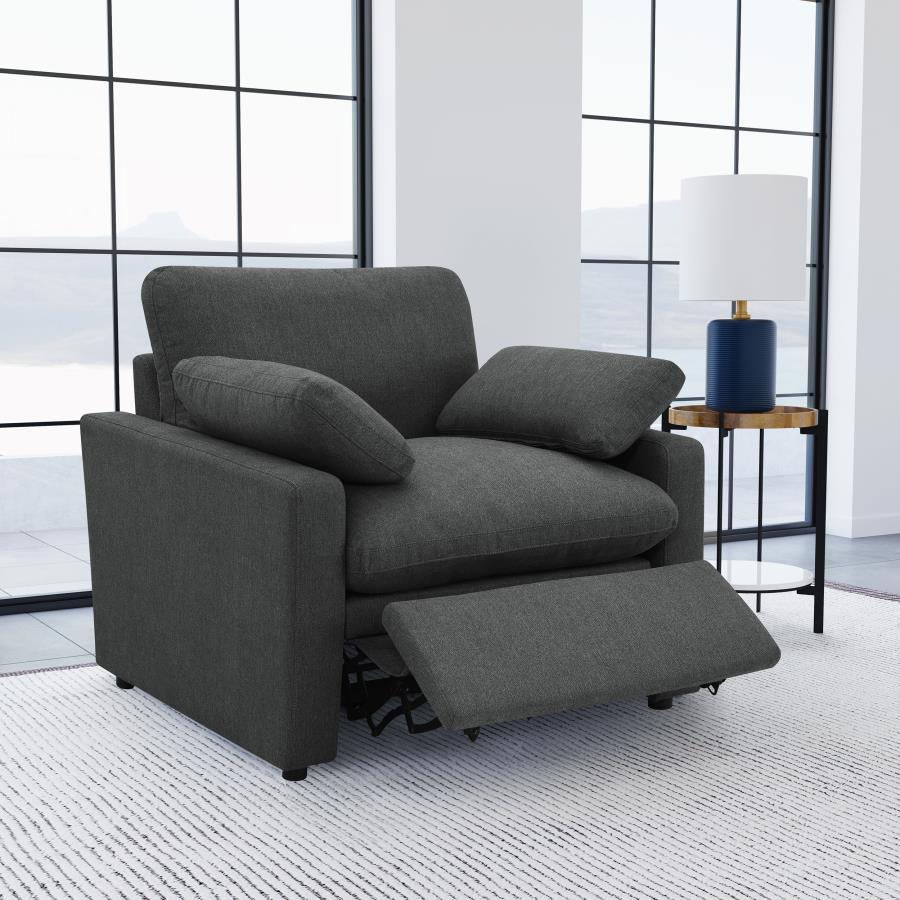 Collins - Upholstered Power Recliner Chair Coaster Fine Furniture