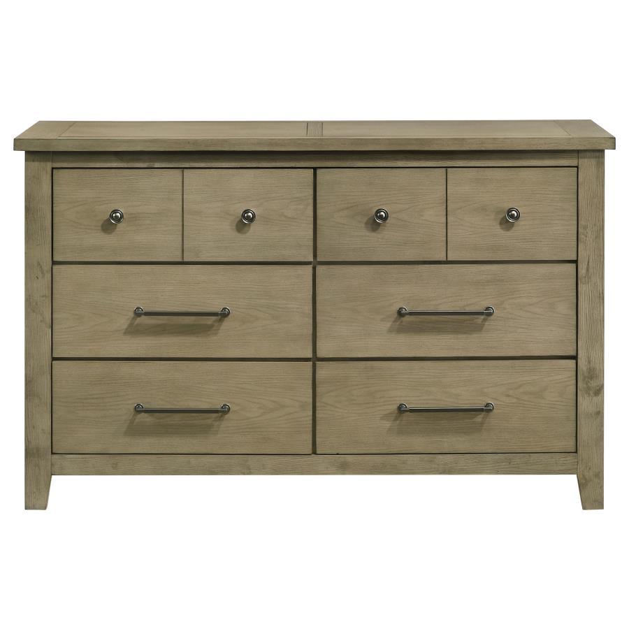 Hazlewood - 6-Drawer Bedroom Dresser Cabinet - Vineyard Oak Coaster Fine Furniture