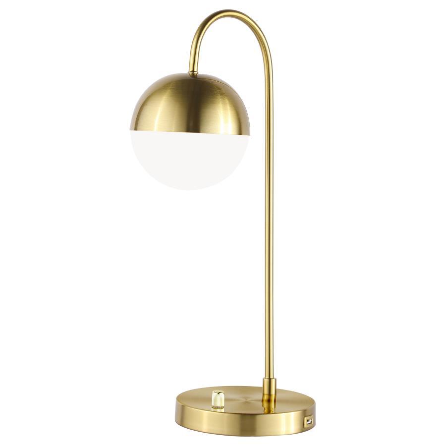 Merrick - Spherical Arched Bedside Table Lamp - Gold Coaster Fine Furniture