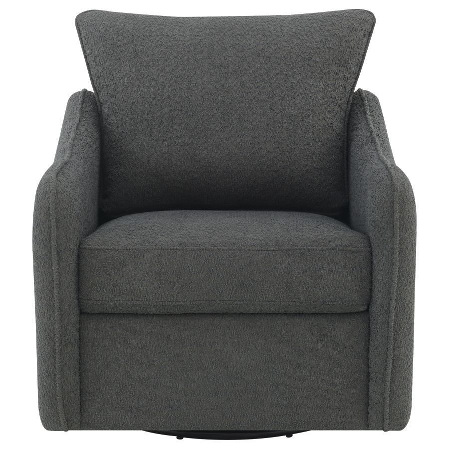 Madia - Upholstered Sloped Arm Swivel Glider Chair Coaster Fine Furniture