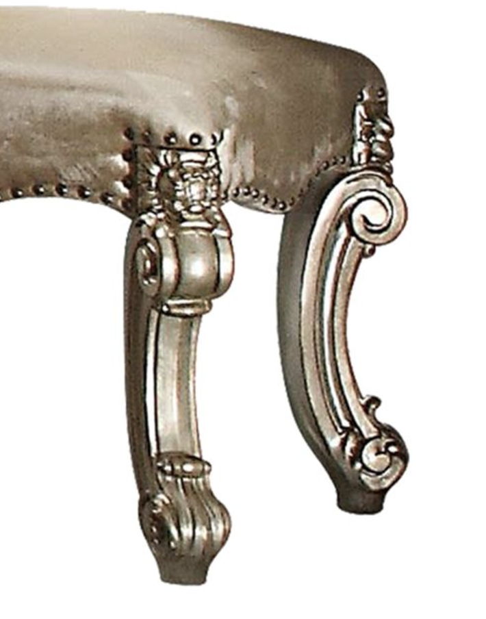 Vendome - Vanity Stool - Gold Patina / Bone Acme