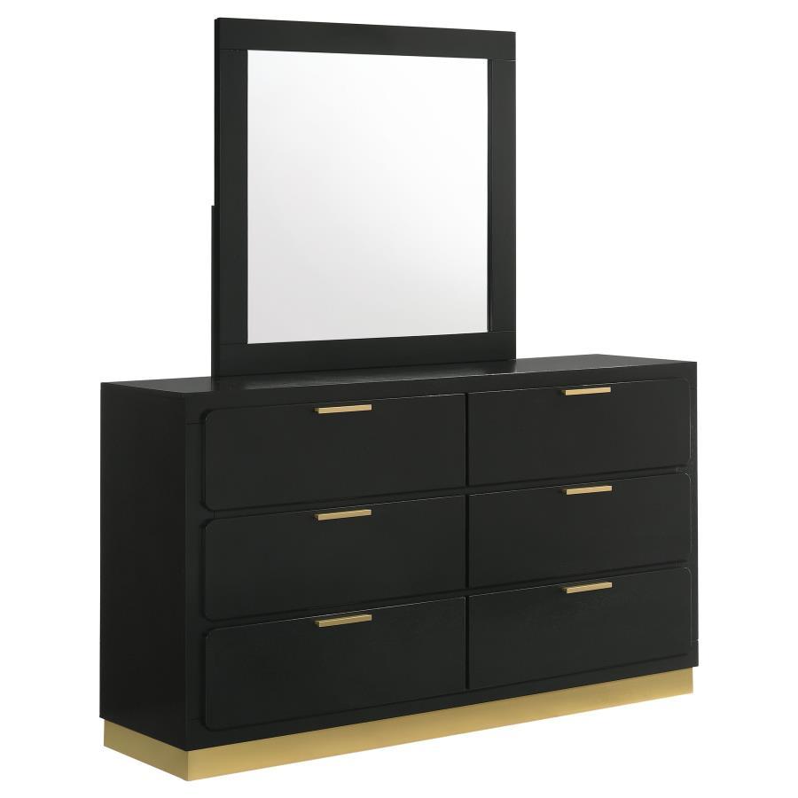 Caraway - 6-Drawer Bedroom Dresser With Mirror Coaster Fine Furniture