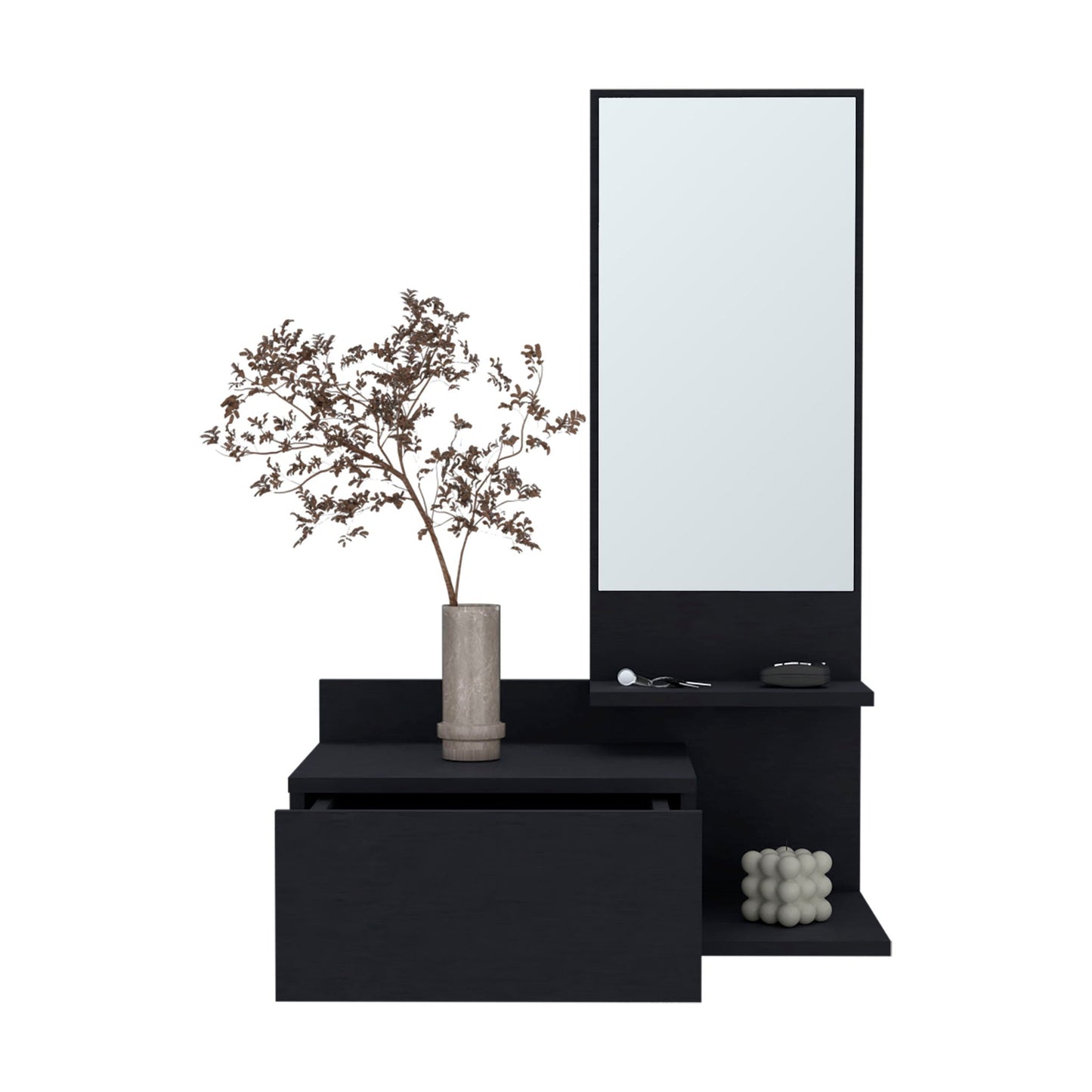 Lowell - Floating Hallway Cabinet Home Essentials