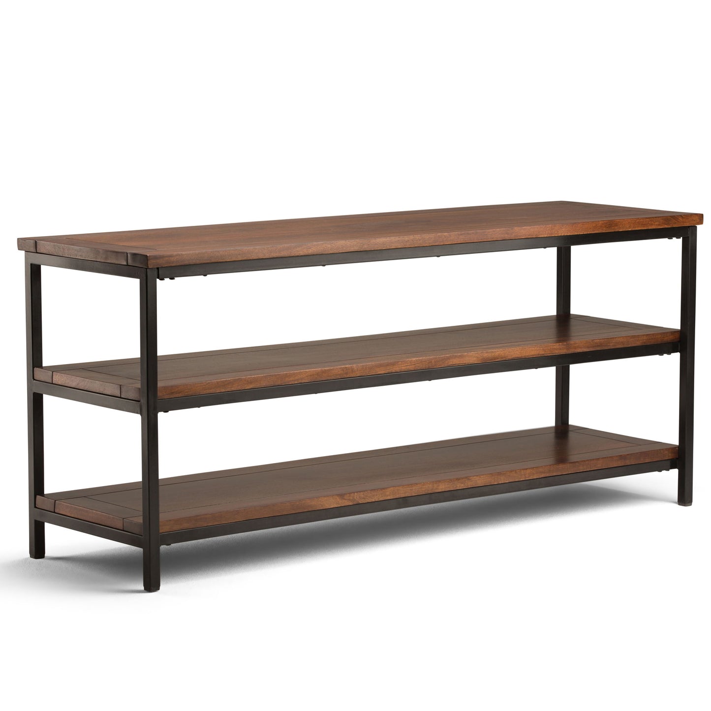 Skyler - TV Media Stand - Dark Cognac Brown Simpli-Home