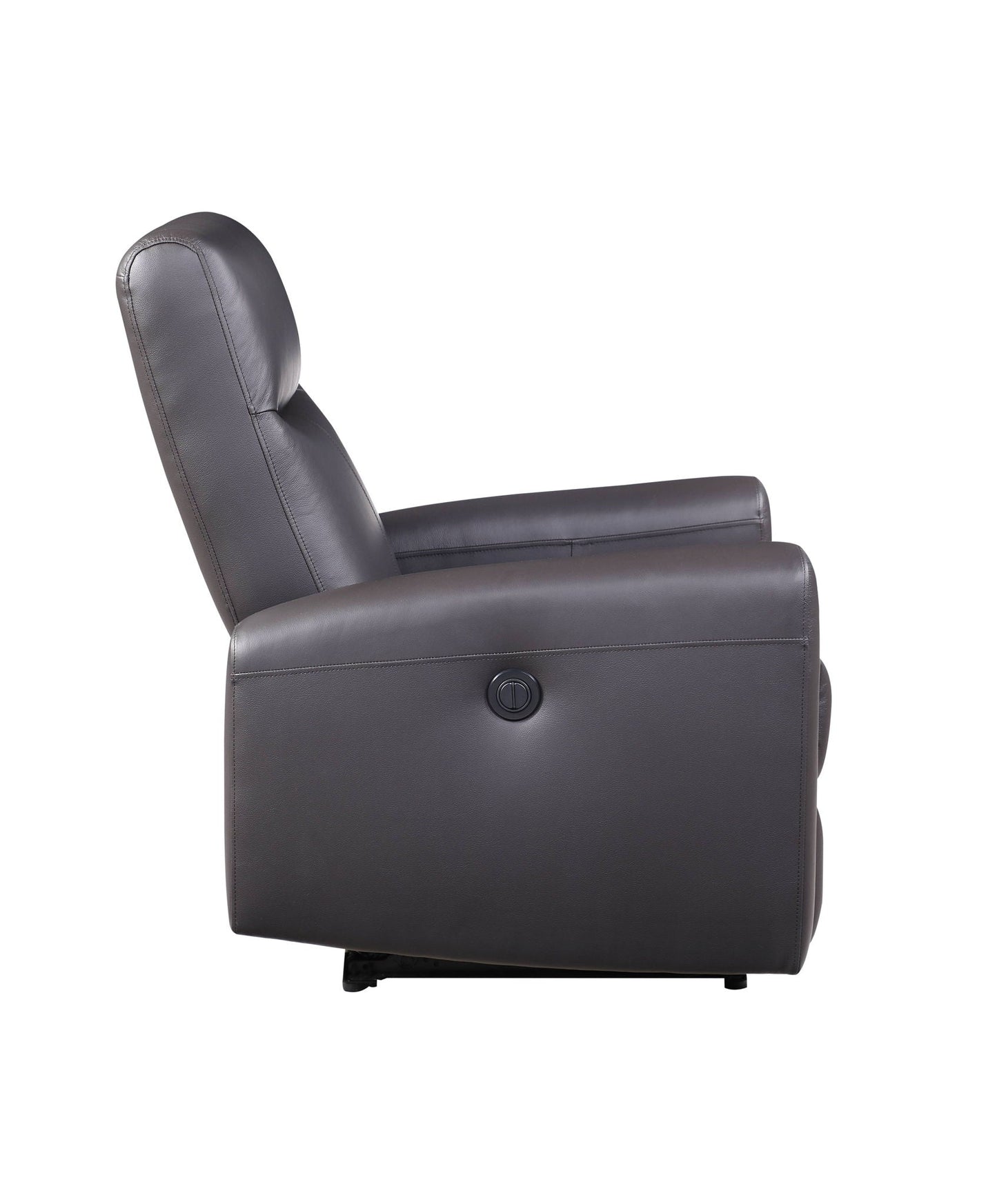 Blane - Top Grain Leather Match Power Motion Recliner - Brown Acme