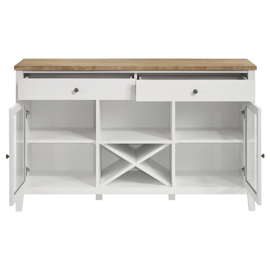 Hollis - 2 Door Dining Sideboard Buffet Storage Cabinet - White Coaster Fine Furniture