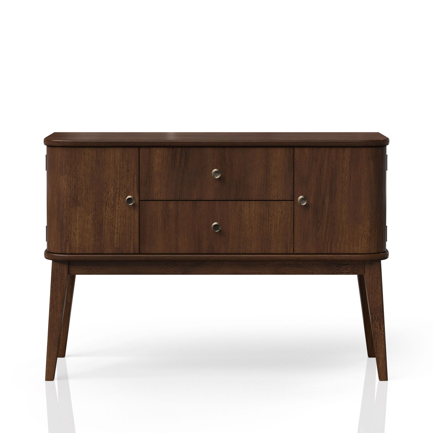 Mid Century Modern Server 2 Drawer And 2 Cabinet Server - Cherry Bernards Furniture