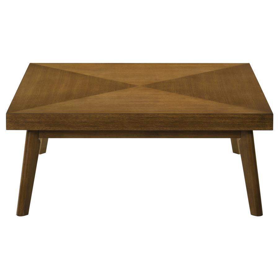 Westerly - Square Wood Coffee Table - Walnut Brown Coaster Fine Furniture