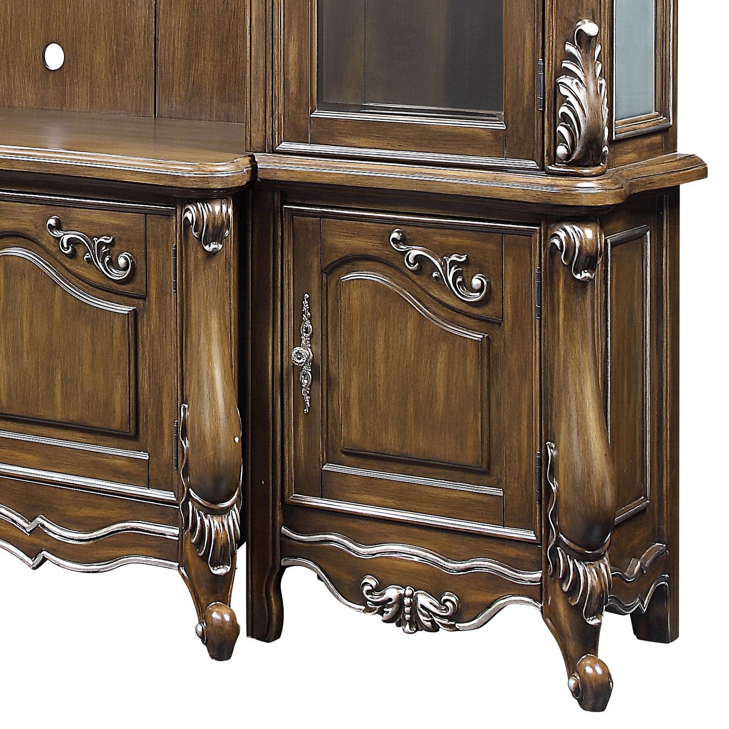 Latisha - Entertainment Center - Antique Oak Acme