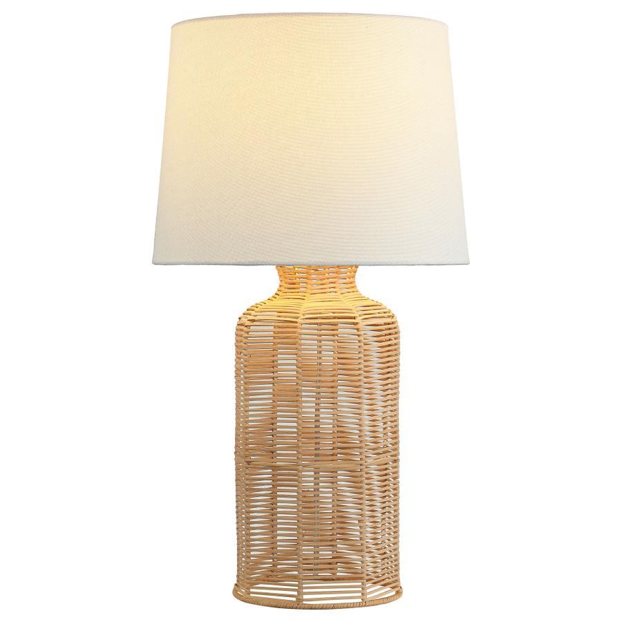 Nairobi - Empire Shade Handwoven Rattan Table Lamp - Natural Coaster Fine Furniture