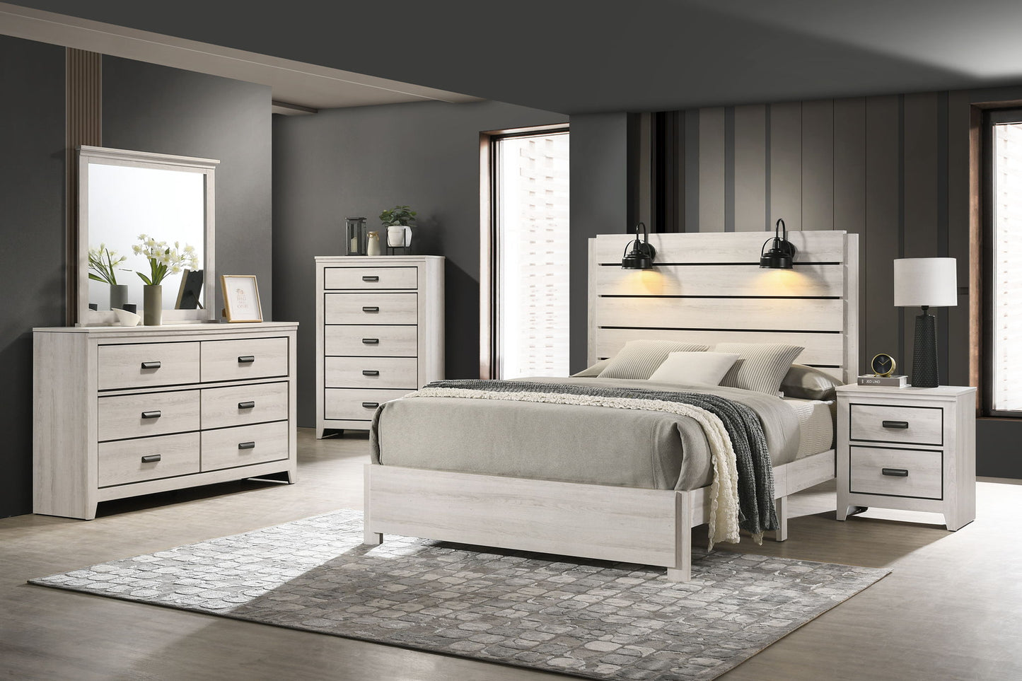 Carter - Bedroom Set - Brown Crown Mark