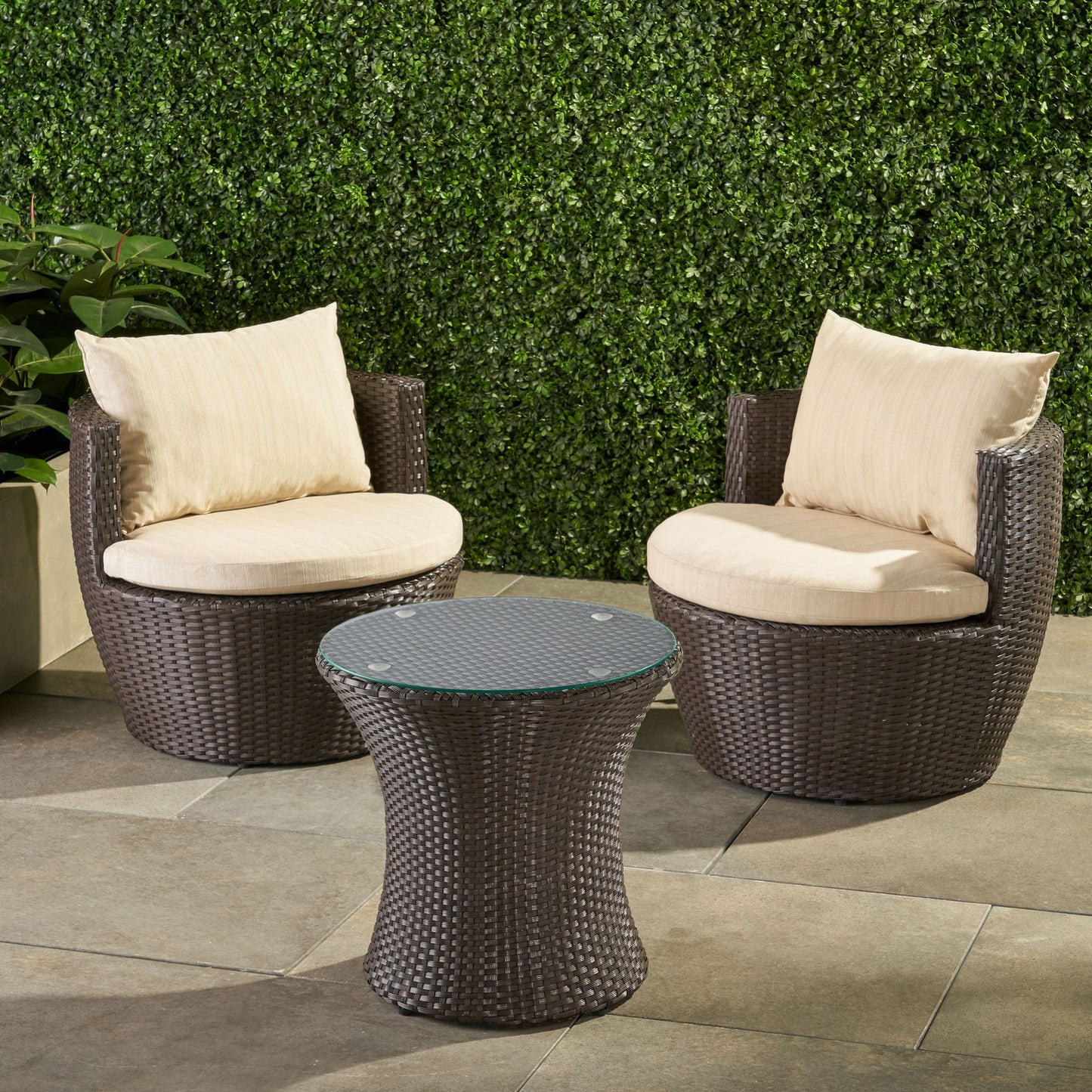 Kono - Chat Set Outdoor Furniture Noble House