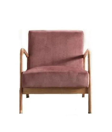 Classic Mid-Century Modern Accent Chairs, Open Framed Armchair With Cushioning US Pride