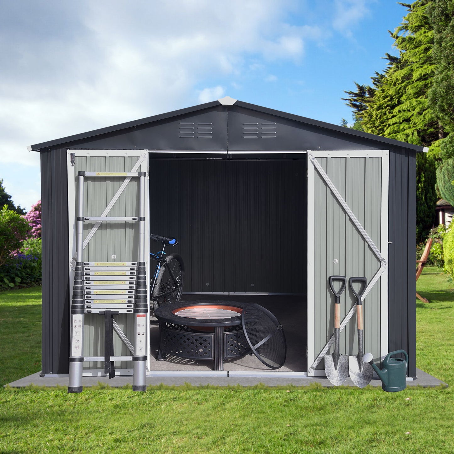 10'x12' Garden Sheds Outdoor Storage Sheds Daily Nest