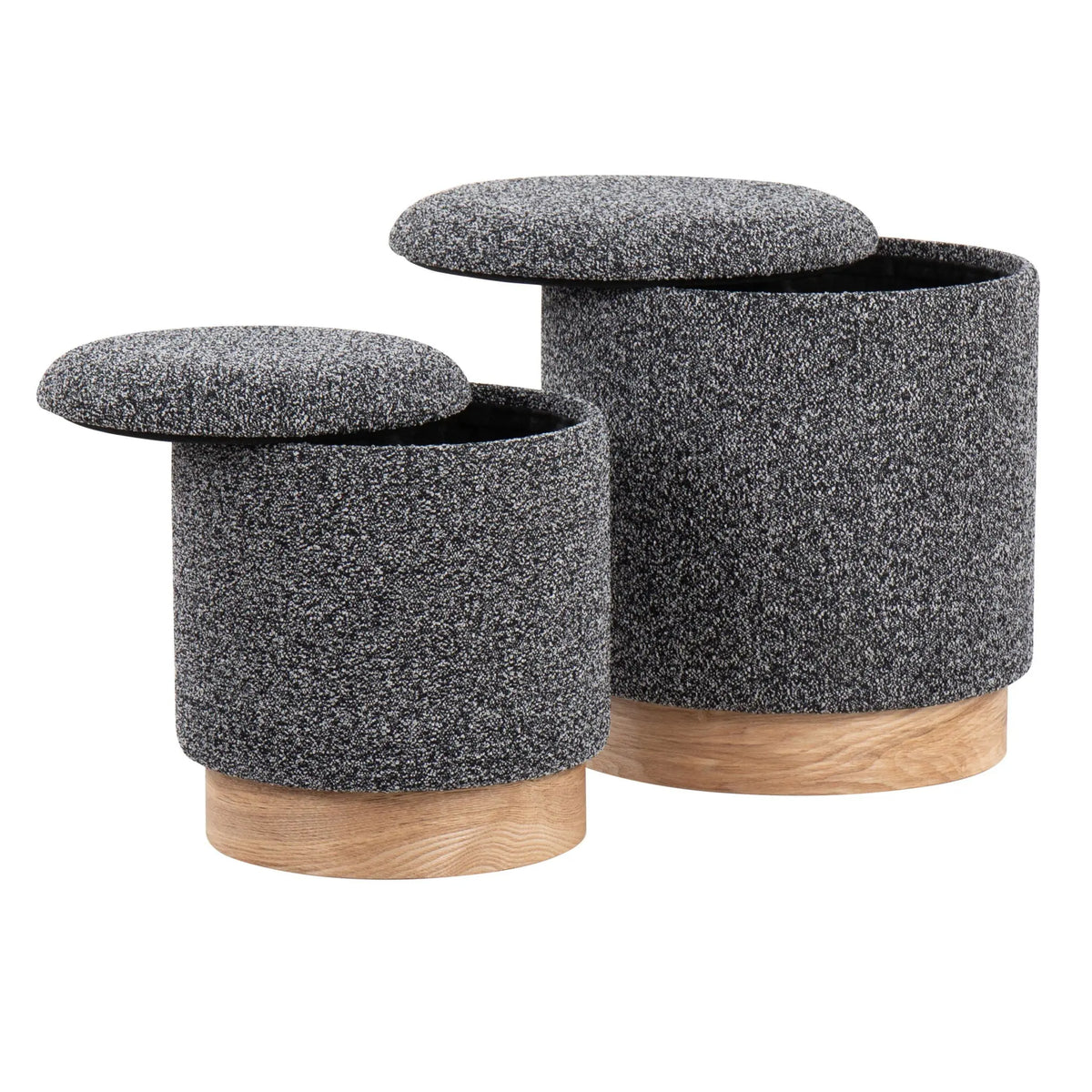 Marla - Contemporary, Nesting Ottoman Set Lumi Source