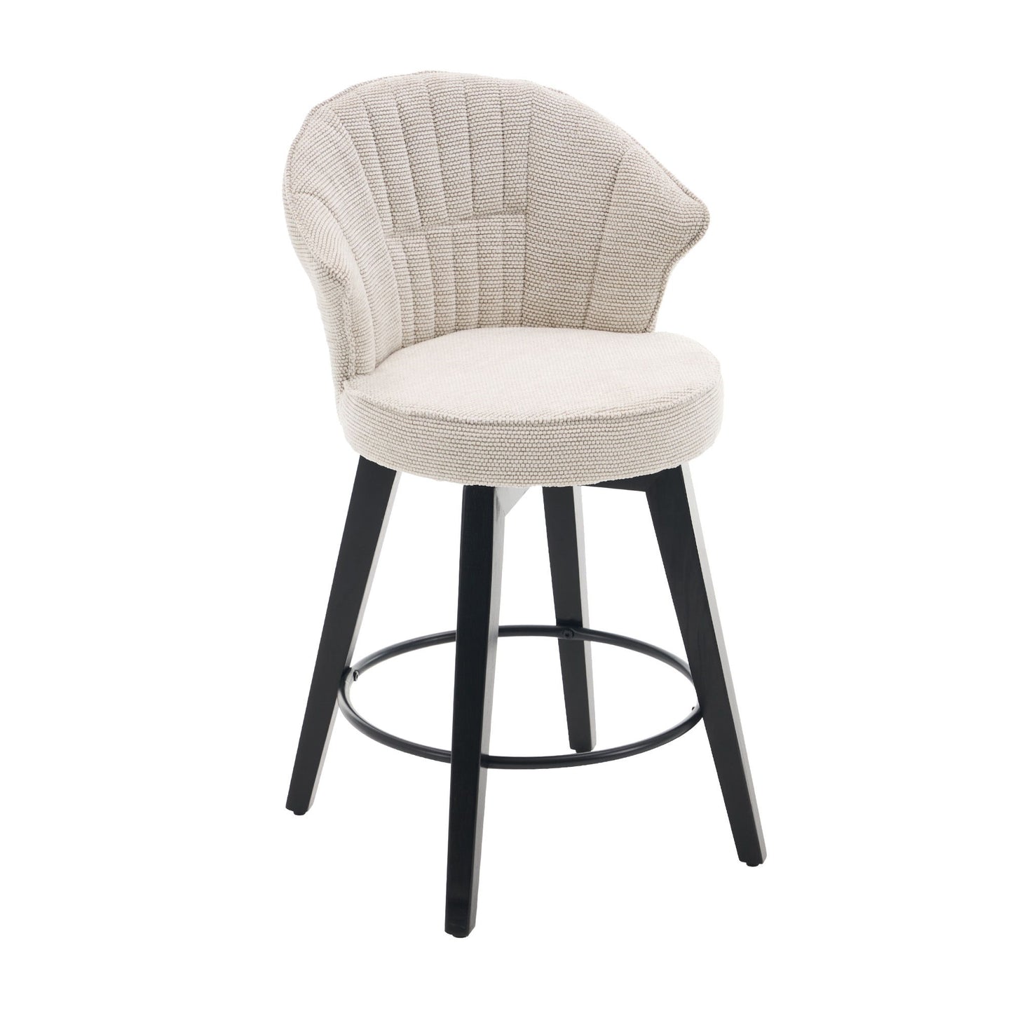 Wing Back Swivel Bar Stools (Set of 2) Home Essentials