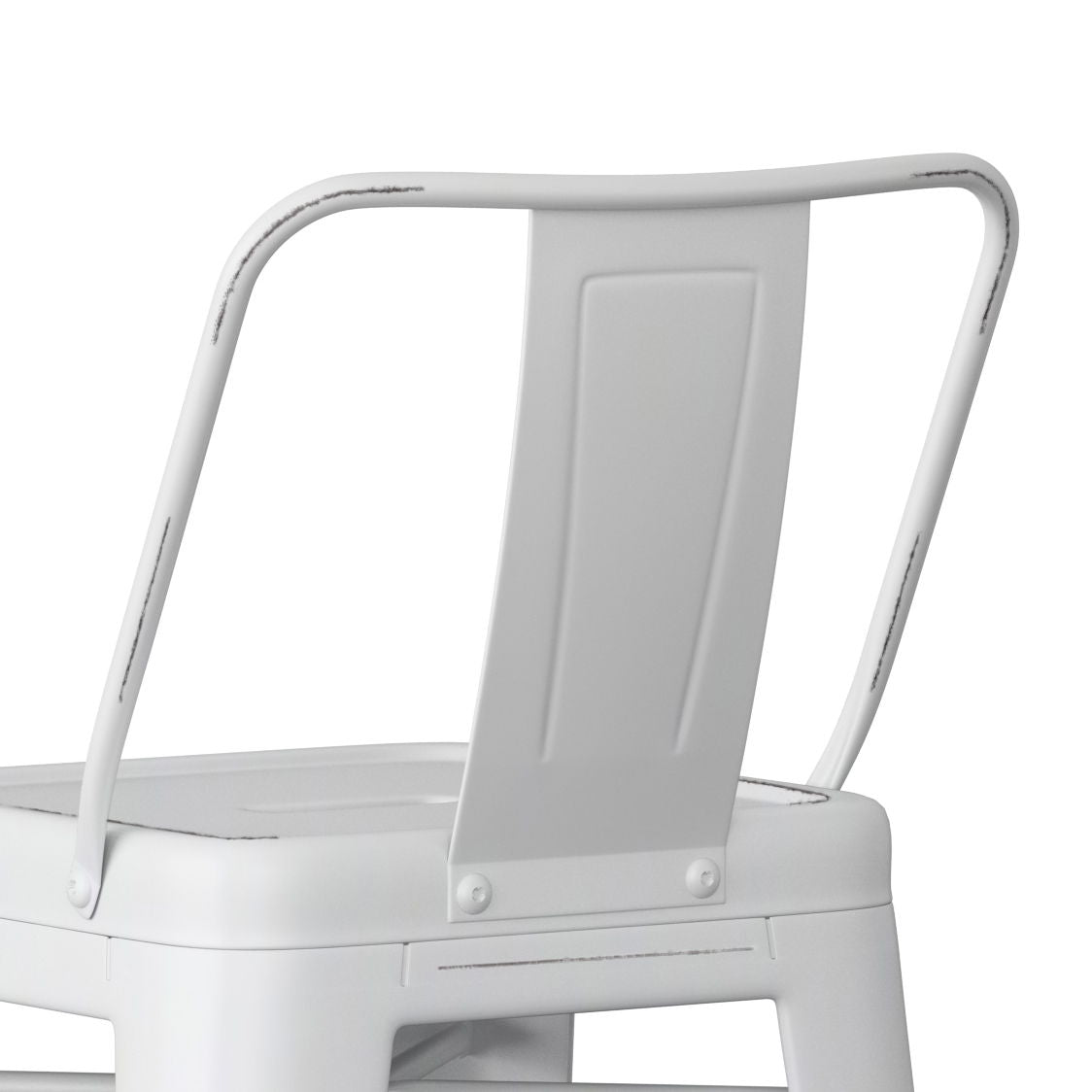 Rayne - Curved Back Metal Stool (Set of 2) Simpli-Home