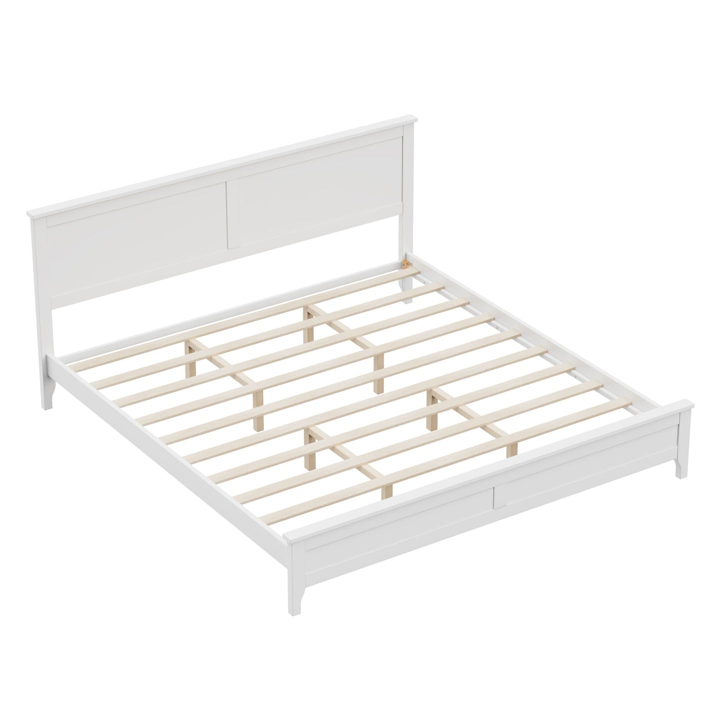 Modern Solid Wood Platform Bed Hearth and Haven