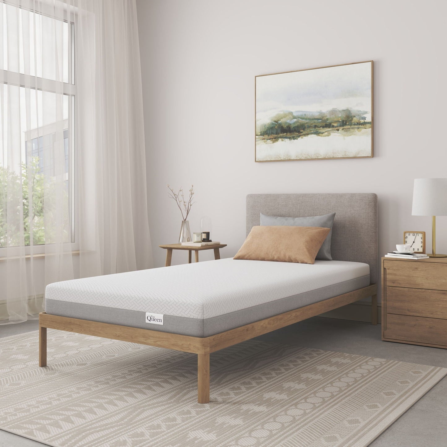 6" Memory Foam Mattress With Responsive Support And Breathable Cover Daily Nest