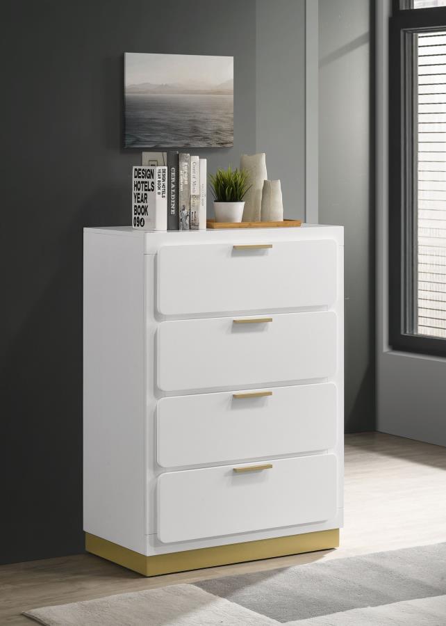 Caraway - 4-Drawer Bedroom Chest Coaster Fine Furniture