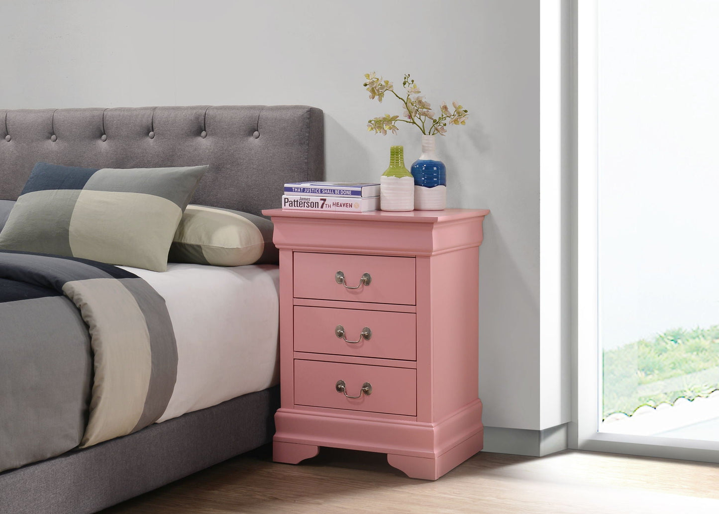 Louis Phillipe - Nightstand - Wood - Snoozhouse