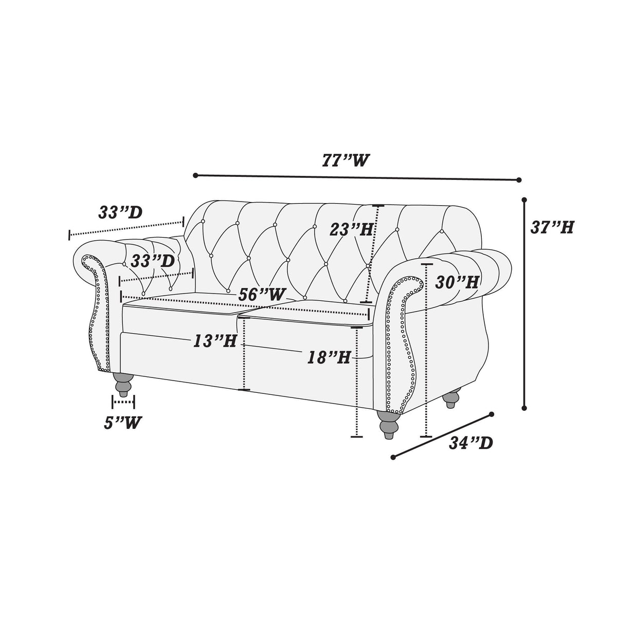Loveseat With Pillows Living Room Furnitur Home Essentials